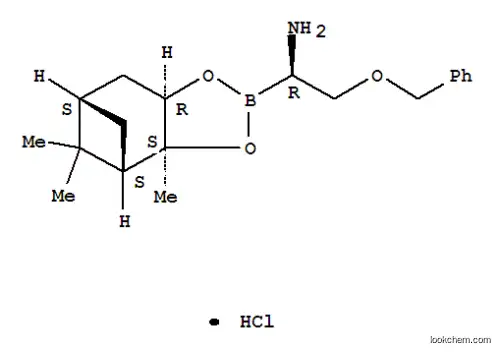 Molecular Structure of 319009-76-2 ((R)-BoroSer(OBn)-(+)-Pinanediol-HCl)