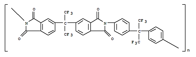 Poly[(1,3-dihydro-1,3-dioxo-2H-isoindole-2,5-diyl)[2,2,2-trifluoro-1-(trifluoromethyl)ethylidene](1,3-dihydro-1,3-dioxo-2H-isoindole-5,2-diyl)-1,4-phenylene[2,2,2-trifluoro-1-(trifluoromethyl)ethylide(32036-79-6)