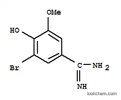 Molecular Structure of 32048-18-3 (3-bromo-4-hydroxy-5-methoxybenzamidine)