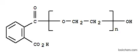 Molecular Structure of 32127-99-4 (Poly(oxy-1,2-ethanediyl),a-(2-carboxybenzoyl)-w-hydroxy-)