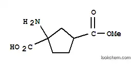 Molecular Structure of 325787-21-1 (1,3-Cyclopentanedicarboxylicacid,1-amino-,3-methylester(9CI))