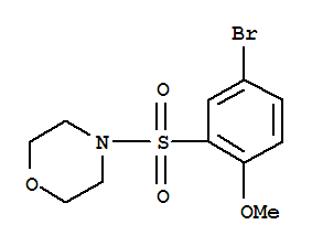 Morpholine,4-[(5-bromo-2-methoxyphenyl)sulfonyl]-