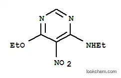Molecular Structure of 326831-45-2 (4-Pyrimidinamine,6-ethoxy-N-ethyl-5-nitro-(9CI))