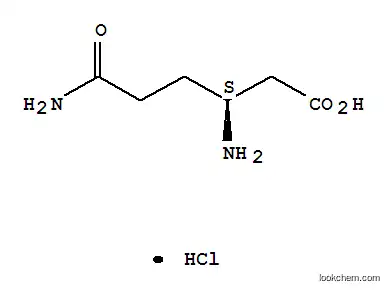Molecular Structure of 336182-05-9 ((S)-3-AMINOADIPIC ACID 6-AMIDE HYDROCHLORIDE)