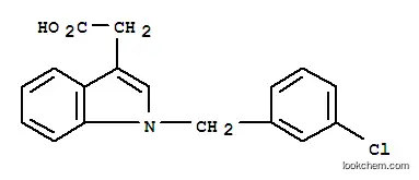 Molecular Structure of 339016-33-0 (2-[1-(3-CHLOROBENZYL)-1H-INDOL-3-YL]ACETIC ACID)