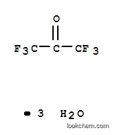 Molecular Structure of 34202-69-2 (Hexafluoroacetone trihydrate)