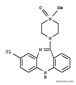 Molecular Structure of 34233-69-7 (5H-Dibenzo[b,e][1,4]diazepine,8-chloro-11-(4-methyl-4-oxido-1-piperazinyl)-)