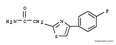 Molecular Structure of 342405-30-5 (2-[4-(4-FLUOROPHENYL)-1,3-THIAZOL-2-YL]ACETAMIDE)