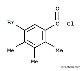 Molecular Structure of 342405-32-7 (5-BROMO-2,3,4-TRIMETHYLBENZOYL CHLORIDE)