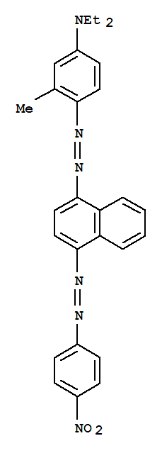 Benzenamine,N,N-diethyl-3-methyl-4-[2-[4-[2-(4-nitrophenyl)diazenyl]-1-naphthalenyl]diazenyl]-