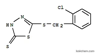Molecular Structure of 345991-75-5 (5-(2-CHLOROBENZYLTHIO)-2-MERCAPTO-1,3,4-THIADIAZOLE)