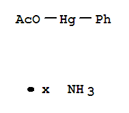 Mercury,(acetato-O)phenyl-, ammoniate (9CI)