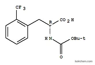 Molecular Structure of 346694-78-8 (BOC-D-2-TRIFLUOROMETHYLPHENYLALANINE)