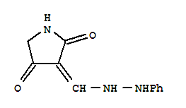 2,4-PYRROLIDINEDIONE,3-[(2-PHENYLHYDRAZINYL)METHYLENE]-