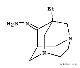 Molecular Structure of 353507-56-9 (3,6-Diazatricyclo[4.3.1.13,8]undecan-9-one,1-ethyl-,hydrazone(9CI))