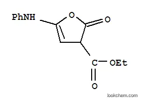 Molecular Structure of 353507-96-7 (3-Furancarboxylic  acid,  2,3-dihydro-2-oxo-5-(phenylamino)-,  ethyl  ester)