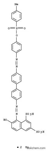 Molecular Structure of 3567-65-5 (disodium 7-hydroxy-8-[[4'-[[4-[[(p-tolyl)sulphonyl]oxy]phenyl]azo][1,1'-biphenyl]-4-yl]azo]naphthalene-1,3-disulphonate)