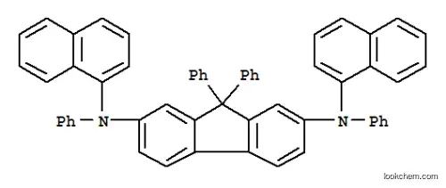Molecular Structure of 357645-40-0 (9H-Fluorene-2,7-diamine, N2,N7-di-1-naphthalenyl-N2,N7,9,9-tetraphenyl-)