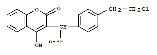 2H-1-Benzopyran-2-one,3-[1-[4-(2-chloroethyl)phenyl]butyl]-4-hydroxy-