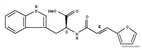 Molecular Structure of 36020-62-9 (N-(3-(2-FURYL)ACRYLOYL)-L-TRYPTOPHAN)