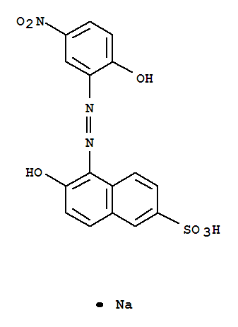 2-Naphthalenesulfonicacid, 6-hydroxy-5-[2-(2-hydroxy-5-nitrophenyl)diazenyl]-, sodium salt (1:1)