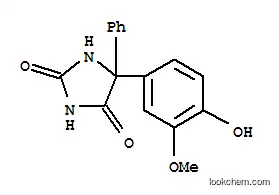 Molecular Structure of 36653-52-8 (5-(4-hydroxy-3-methoxyphenyl)-5-phenylhydantoin)