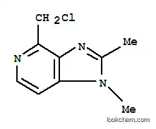 Molecular Structure of 375352-00-4 (1H-Imidazo[4,5-c]pyridine,4-(chloromethyl)-1,2-dimethyl-(9CI))
