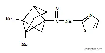 Molecular Structure of 384348-98-5 (Tricyclo[3.2.0.02,6]heptane-1-carboxamide, 2,6-dimethyl-N-2-thiazolyl- (9CI))