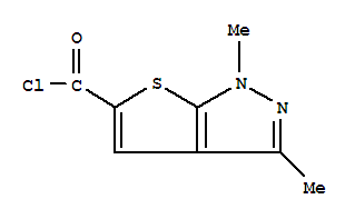 1,3-DIMETHYL-1H-THIENO[2,3-C]PYRAZOLE-5-CARBONYL CHLORIDECAS