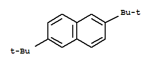 Molecular Structure of 3905-64-4 (Naphthalene,2,6-bis(1,1-dimethylethyl)-)