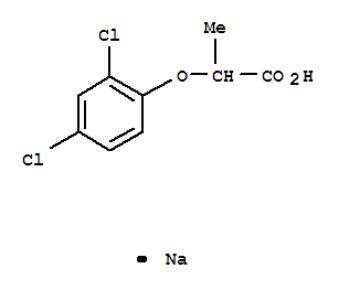 Propanoic acid,2-(2,4-dichlorophenoxy)-, sodium salt (1:1)