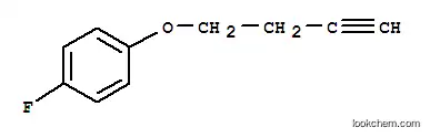 Molecular Structure of 391678-45-8 (Benzene, 1-(3-butynyloxy)-4-fluoro- (9CI))