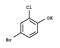 Molecular Structure of 3964-56-5 (Phenol,4-bromo-2-chloro-)