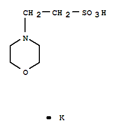 4-Morpholineethanesulfonicacid, potassium salt (1:1)