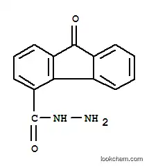 Molecular Structure of 401602-57-1 (9H-Fluorene-4-carboxylicacid,9-oxo-,hydrazide(9CI))