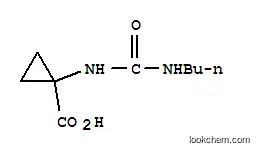Molecular Structure of 401628-89-5 (Cyclopropanecarboxylic acid, 1-[[(butylamino)carbonyl]amino]- (9CI))