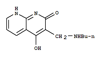 1,8-NAPHTHYRIDIN-2(1H)-ONE,3-[(BUTYLAMINO)METHYL]-4-HYDROXY-CAS