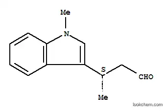 Molecular Structure of 406920-75-0 ((3S)-(+)-3-(1-METHYL-1H-INDOL-3-YL)-1-BUTYRALDEHYDE)