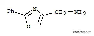 Molecular Structure of 408352-90-9 (C-(2-PHENYL-OXAZOL-4-YL)-METHYLAMINE)