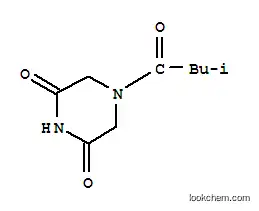 2,6-Piperazinedione,4-(3-methyl-1-oxobutyl)-(9CI)