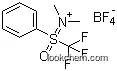 Molecular Structure of 1046786-08-6 ([(Oxido)phenyl(trifluoromethyl)-lambda4-sulfanylidene]dimethylammonium Tetrafluoroborate)