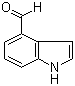 Molecular Structure of 1074-86-8 (1H-indole-4-carbaldehyde)