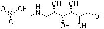1-Deoxy-1-(methylamino)-D-glucitol antimonate