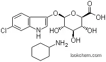 Molecular Structure of 138182-20-4 (6-CHLORO-3-INDOLYL-BETA-D-GLUCURONIDE CYCLOHEXYLAMMONIUM SALT)