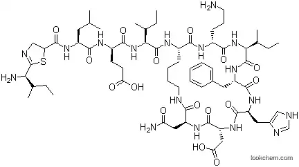 Molecular Structure of 1405-87-4 (Bacitracin)