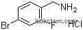 Molecular Structure of 147181-08-6 (4-Bromo-2-fluorobenzylamine hydrochloride)