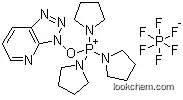 Molecular Structure of 156311-83-0 ((3-Hydroxy-3H-1,2,3-triazolo[4,5-b]pyridinato-O)tri-1-pyrrolidinylphosphonium hexafluorophosphate)