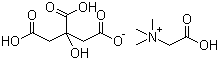 (carboxymethyl)trimethylammonium dihydrogen citrate