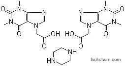 Molecular Structure of 18833-13-1 (Acefylline piperazinate)