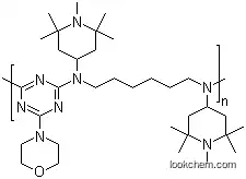 Molecular Structure of 193098-40-7 (N,N'-Bis(2,2,6,6-tetramethyl-4-piperidinyl)-1,6-hexanediamine polymers with morpholine-2,4,6-trichloro-1,3,5-triazine reaction products, methylated)